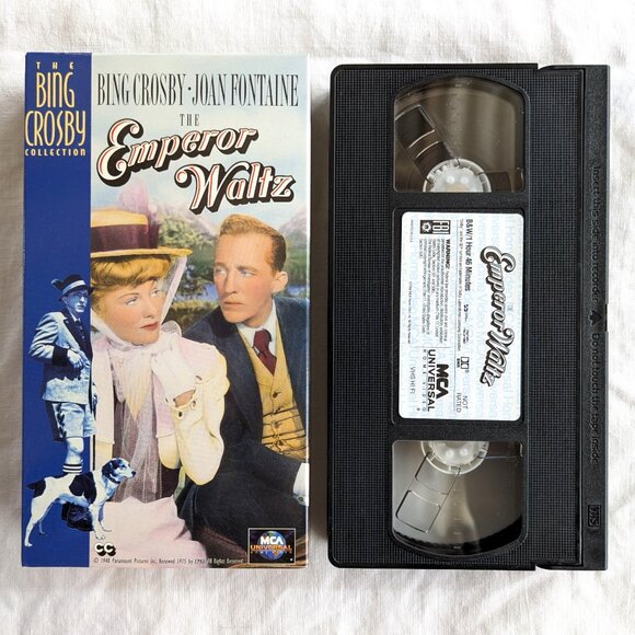 3/$15 The Emperor Waltz (1948) VHS tape Bing Crosby Joan Fontaine - Picture 1 of 7